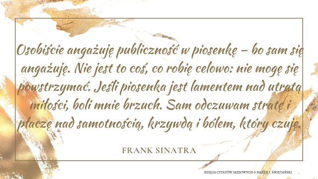 Osobiście angażuję publiczność w piosenkę – bo sam się angażuję. Nie jest to coś, co robię celowo: nie mogę się powstrzymać. Jeśli piosenka jest lamentem nad utratą miłości, boli mnie brzuch. Sam odczuwam stratę i płaczę nad samotnością, krzywdą i bólem, który czuję.